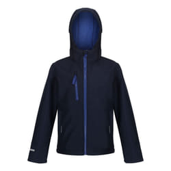 Regatta Childrens/Kids Ablaze 3 Layer Soft Shell Jacket - 3-4 Years, Navy/New Royal