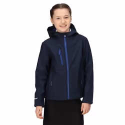 Regatta Childrens/Kids Ablaze 3 Layer Soft Shell Jacket - 3-4 Years, Navy/New Royal