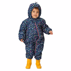 Dare 2B Baby Bambino II Ditsy Print Waterproof Snowsuit - 0-6 Months, Snowflake