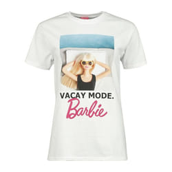 Barbie Unisex Adult Vacay Mode T-Shirt - XXL, White