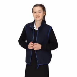 Regatta Childrens/Kids Microfleece Body Warmer - 11-12 Years, Navy