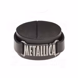Metallica Unisex Adult Logo Leather Wristband