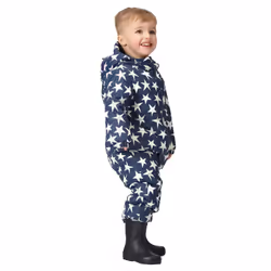 Regatta Baby Penrose Stars Puddle Suit - 24-36 Months, Admiral Blue