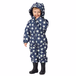 Regatta Baby Penrose Stars Puddle Suit - 24-36 Months, Admiral Blue