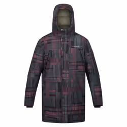 Regatta Mens Christian Lacroix Laurus Grid Padded Waterproof Jacket - S, Tartan