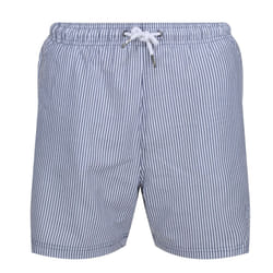 Regatta Mens Loras Stripe Swim Shorts - XL, Dark Denim