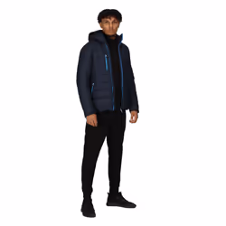 Regatta Mens Navigate Thermal Padded Jacket - XL, Navy/French Blue