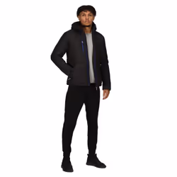 Regatta Mens Navigate Thermal Padded Jacket - 3XL, Black/New Royal