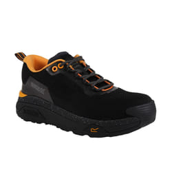 Regatta Mens Crossfort Safety Boots - 9 UK, Black/Gunmetal Grey
