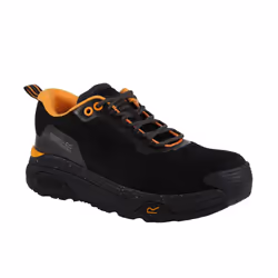 Regatta Mens Crossfort Safety Boots - 7 UK, Black/Gunmetal Grey