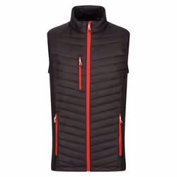 Regatta Mens Navigate Quilted Hybrid Gilet - M, Black/Classic Red