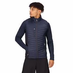 Regatta Mens Navigate Quilted Hybrid Gilet - L, Navy/Seal Grey