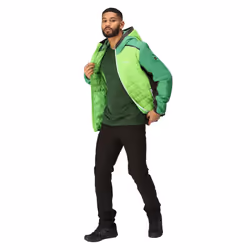 Regatta Mens Trutton II Baffled Padded Jacket - M, Jasmine Green/Field Green