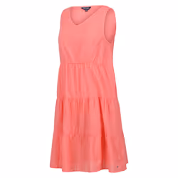 Regatta Womens/Ladies Zariah Tiered Casual Dress - 10 UK, Peach Bloom