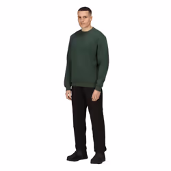 Regatta Mens Pro Crew Neck Sweatshirt - XS, Dark Green