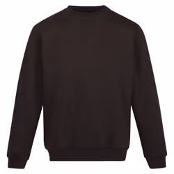 Regatta Mens Pro Crew Neck Sweatshirt - XS, Black