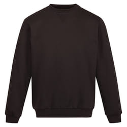 Regatta Mens Pro Crew Neck Sweatshirt - XS, Black