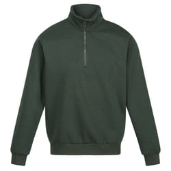 Regatta Mens Pro Quarter Zip Sweatshirt - 4XL, Dark Green