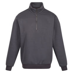 Regatta Mens Pro Quarter Zip Sweatshirt - XL, Seal Grey