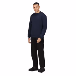 Regatta Mens Pro Crew Neck Sweatshirt - XS, Navy