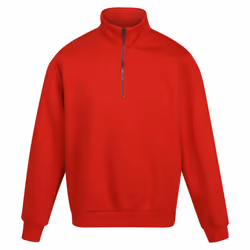 Regatta Mens Pro Quarter Zip Sweatshirt - L, Classic Red