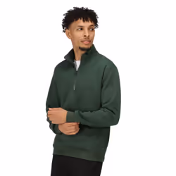 Regatta Mens Pro Quarter Zip Sweatshirt - XS, Dark Green