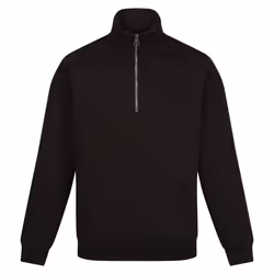 Regatta Mens Pro Quarter Zip Sweatshirt - S, Black