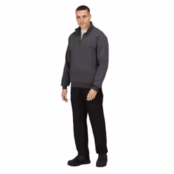 Regatta Mens Pro Quarter Zip Sweatshirt - 3XL, Seal Grey