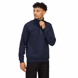 Regatta Mens Pro Quarter Zip Sweatshirt - XL, Navy