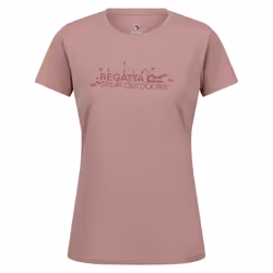 Regatta Womens/Ladies Fingal VII Logo T-Shirt - 14 UK, Dusky Rose
