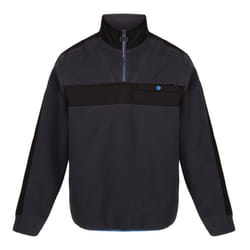 Regatta Mens Vintage Fleece Top - 3XL, Seal Grey/Black