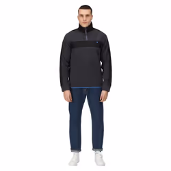 Regatta Mens Vintage Fleece Top - 3XL, Seal Grey/Black