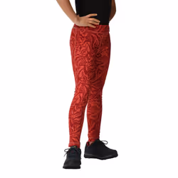 Regatta Childrens/Kids Barlia Zebra Print Winter Leggings - 5-6 Years, Mineral Red