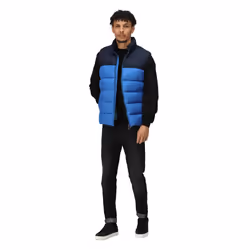 Regatta Mens Vintage Colour Block Gilet - XL, Strong Blue/Navy