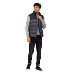 Regatta Mens Vintage Colour Block Gilet - XXL, Seal Grey/Black