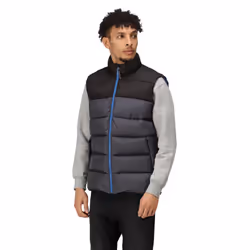 Regatta Mens Vintage Colour Block Gilet - XL, Seal Grey/Black