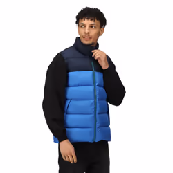 Regatta Mens Vintage Colour Block Gilet - 3XL, Strong Blue/Navy