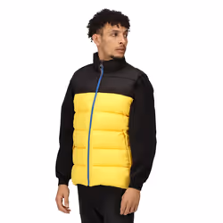 Regatta Mens Vintage Colour Block Gilet - XL, Solar/Black