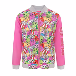 Shopkins Girls Bomber Jacket - 11-12 Years, Pink