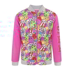 Shopkins Girls Bomber Jacket - 11-12 Years, Pink