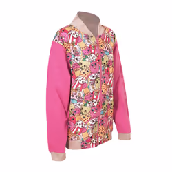 Shopkins Girls Bomber Jacket - 11-12 Years, Pink
