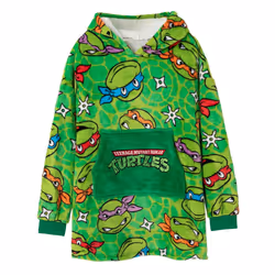 Teenage Mutant Ninja Turtles Boys Hoodie Blanket - 9-13 Years, Green