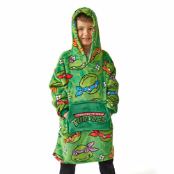 Teenage Mutant Ninja Turtles Boys Hoodie Blanket - 9-13 Years, Green