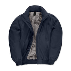 B&C Mens Bomber Jacket - XXL, Navy Blue