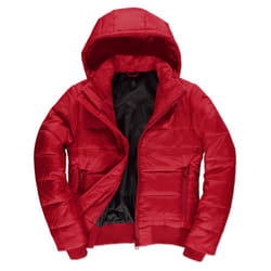 B&C Womens/Ladies Superhood Bomber Jacket - 8 UK, Red