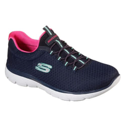 Skechers Womens/Ladies Summits Striding Slip On Trainer - 5 UK, Navy/Hot Pink