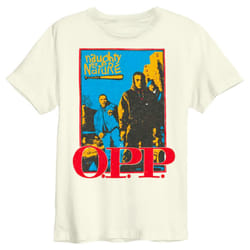 Amplified Mens OPP Naughty By Nature T-Shirt - XXL, Vintage White