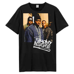 Amplified Mens Band Photo Naughty By Nature T-Shirt - XS, Black