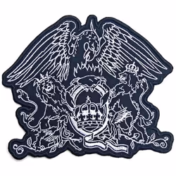 Queen Crest Iron On Patch