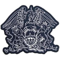 Queen Crest Iron On Patch